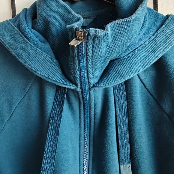 Athleta Blue Triumph Hoodie Zip Up Jacket - M - Picture 7 of 16